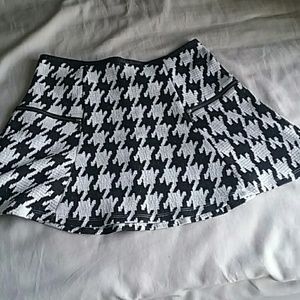 Black and white skirt